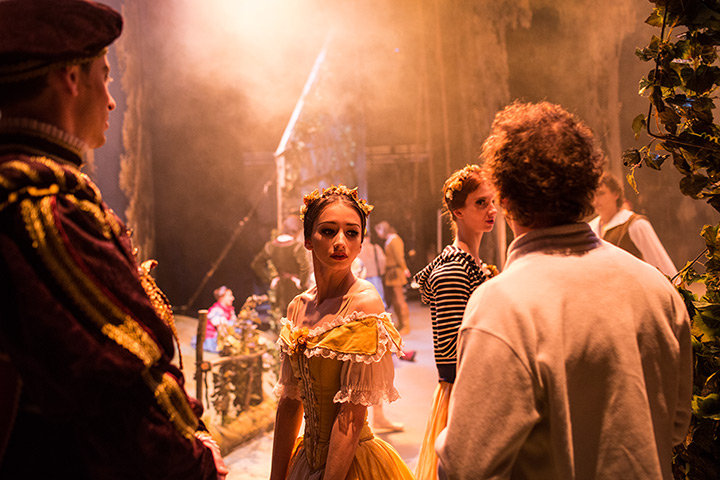 Giselle ballet: the Mikhailovsky Ballet company perfoms Giselle at the London Coliseum