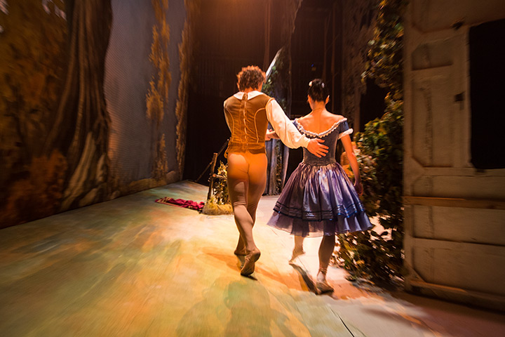 Giselle ballet: the Mikhailovsky Ballet company perfoms Giselle at the London Coliseum