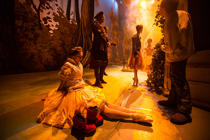 Giselle ballet: the Mikhailovsky Ballet company perfoms Giselle at the London Coliseum