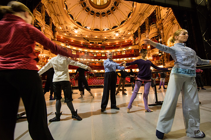 Giselle ballet: the Mikhailovsky Ballet company perfoms Giselle at the London Coliseum