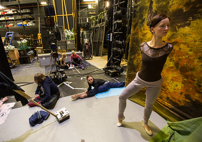 Giselle ballet: the Mikhailovsky Ballet company perfoms Giselle at the London Coliseum