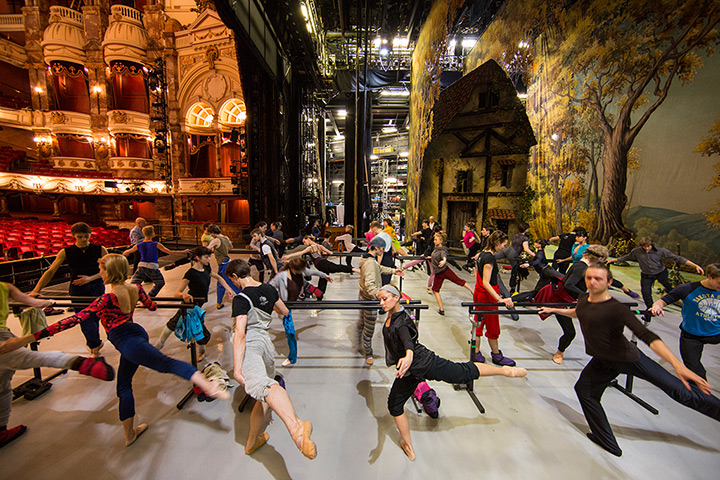 Giselle ballet: the Mikhailovsky Ballet company perfoms Giselle at the London Coliseum
