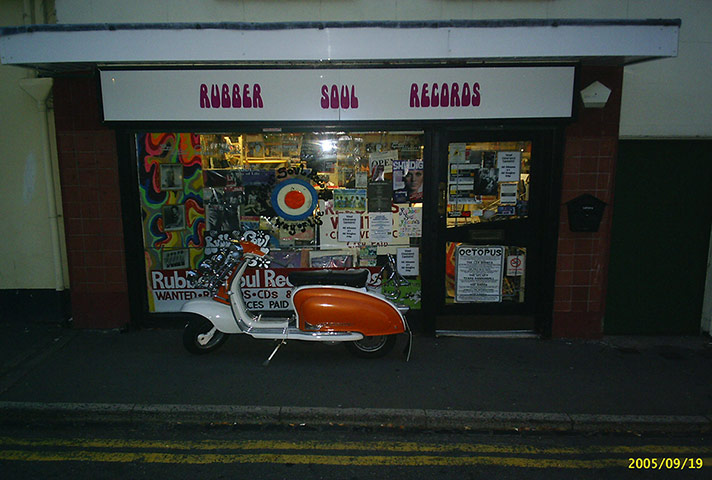 Record Shops: Rubber Soul Record shop, Stoke