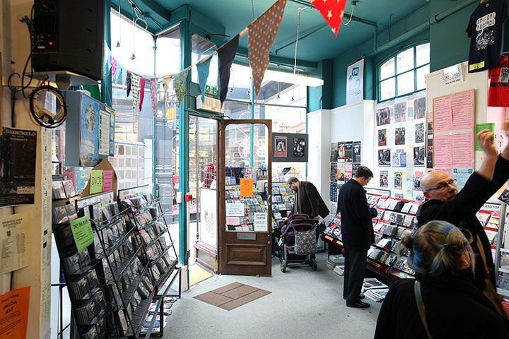 Record Shops: Spillers record shop in Cardiff