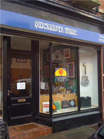 record shops: Quicksilver music