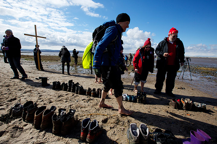 Lindisfarne: The first monastry was founded on the island in 635AD and pilgrims have bee