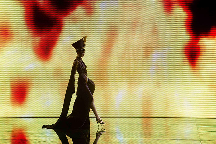 20 photos: A model on the MGPIN Collection catwalk