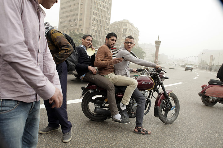 Calton's Cairo: Young anti-government protestors