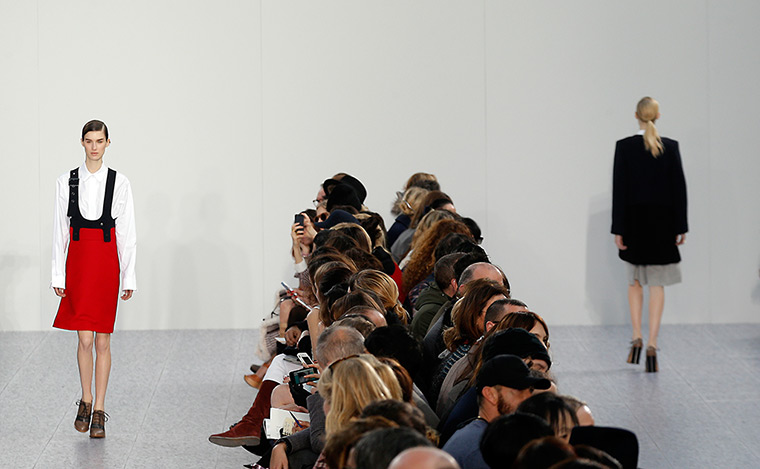 paris fashion week 6: Designer Clare Waight Keller for Chloe