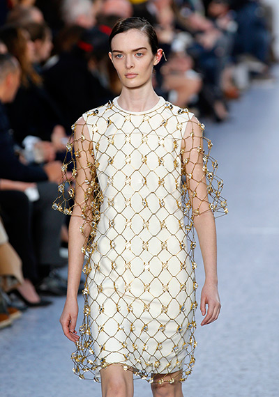 paris fashion week 6: Designer Clare Waight Keller for Chloe
