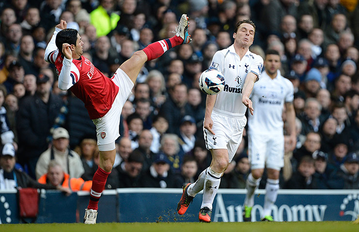 Tottenham v Arsenal: Arteta and Parker