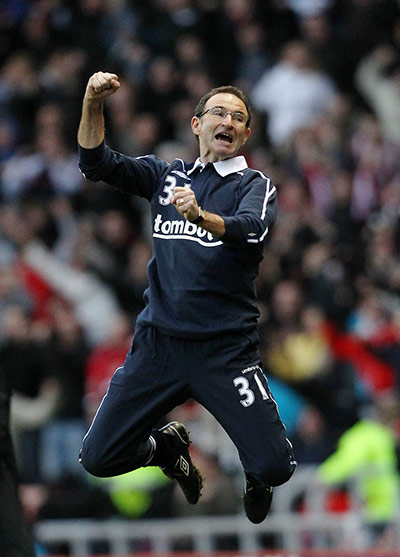 Martin O'Neill - Manager: Martin O'Neill celebrates