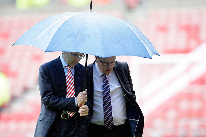 Martin O'Neill - Manager: Reading manager Brian McDermott and Sunderland manager Martin O'Neill