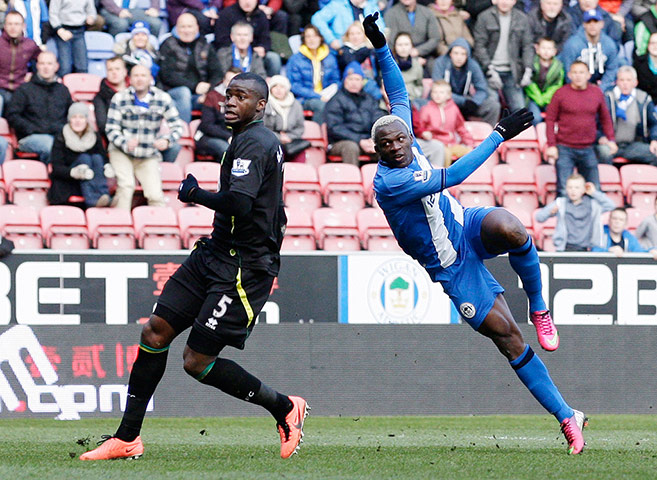 premier league: Wigan Athletic v Norwich City - Barclays Premier League