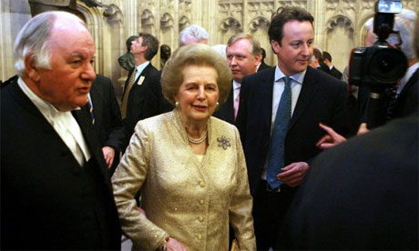 Former British PM Margaret Thatcher
