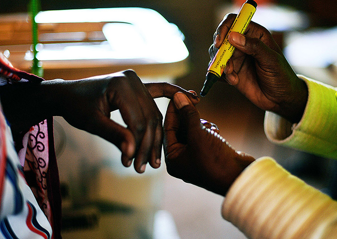 kenya elections: voting in Ilngarooj