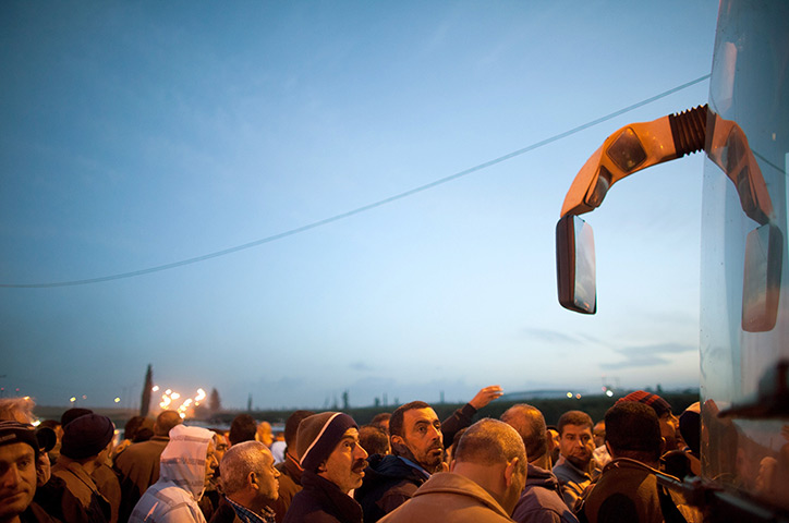 24 hours in pictures: Israel To Offer Cross-Border Transportation Service For Palestinian Workers