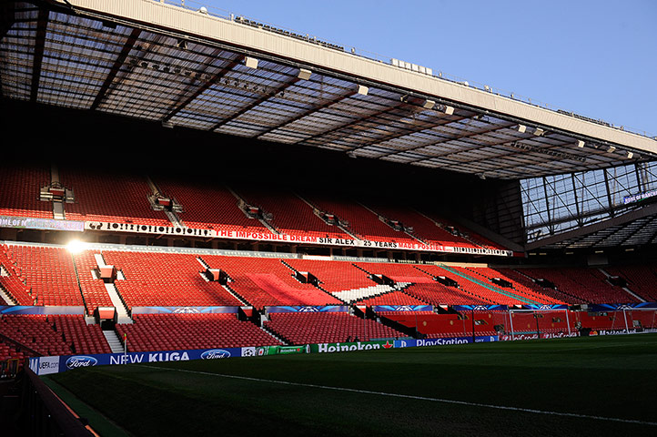 United v Real: Old Trafford ahead of Manchester United v Real Madrid