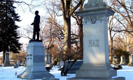 Harry Wright baseball statue