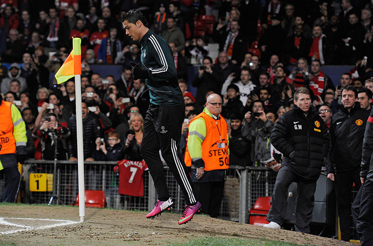 Utd v Real: Cristiano Ronaldo