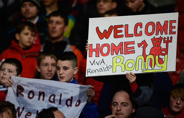 Utd v Real: Manchester United fans