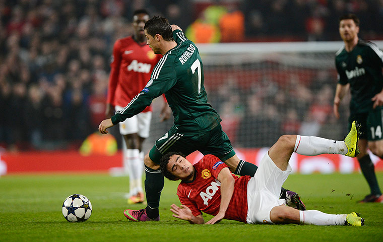United v Real Madrid 2: Rafael and Ronaldo
