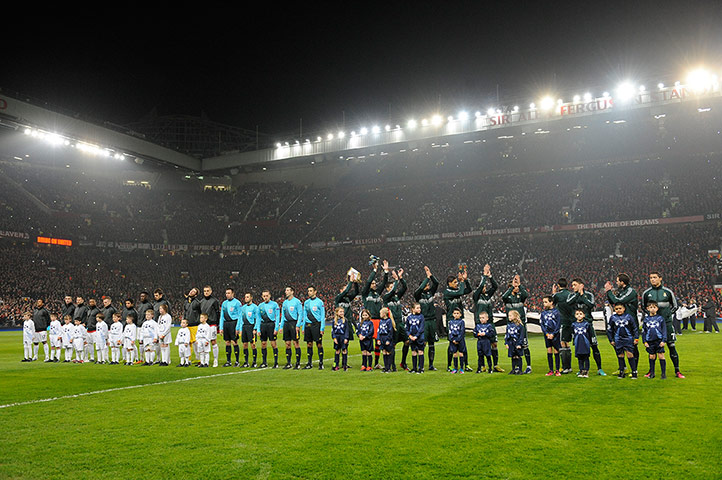 Man Utd v Real Madrid: The two teams line up