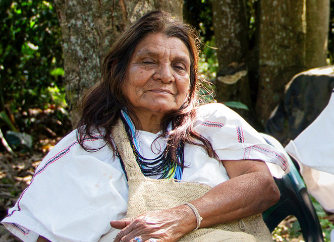 Dilia Torres of the Arhuaco in Colombia