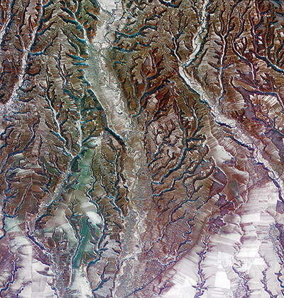 Satellite Eye on Earth: southern central Romania