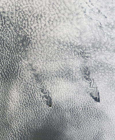 Satellite Eye on Earth: Von Karman Vortices off Chile