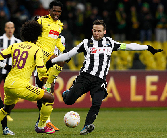 europa league: Anzhi Makhachkala v Newcastle