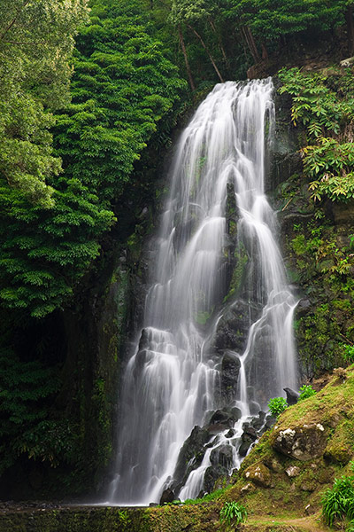 SunvilAzores: A waterfall on Saint Michael's Island in Portugal.