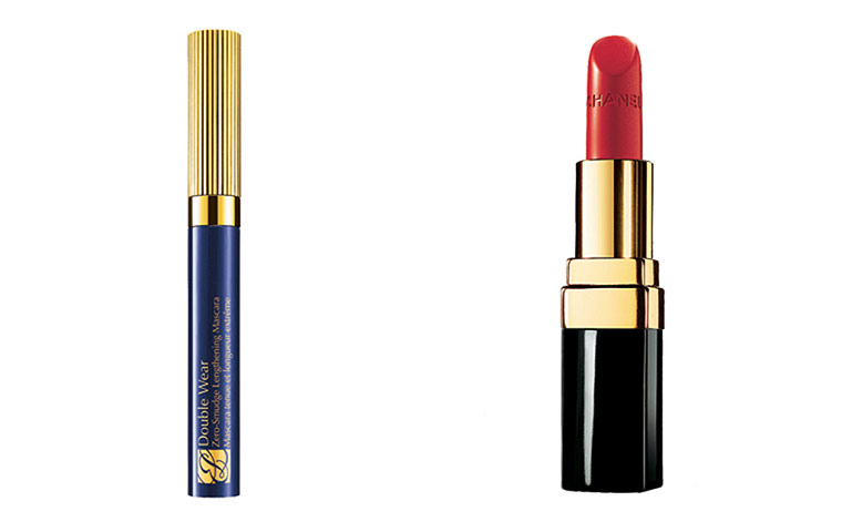 50 best beauty products: Estee Lauder mascara and Chanel red lipstick