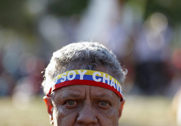 Hugo Chavez funeral: Man queues to enter his funeral chapel