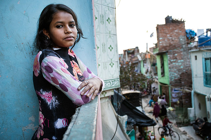 India education gallery: Gulafsha's mother pays for private tuition