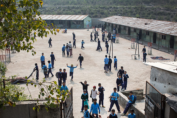 India education gallery: Madanpur Khadar primary school