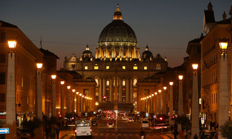 Vatican city night