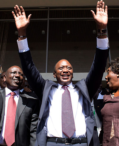 Kenya update: Uhuru Kenyatta greets supporters