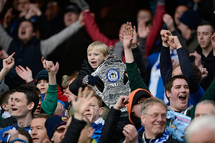 Saturday round-up: Wigan Athletic's fans celebrate