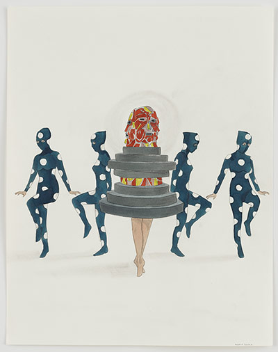 Marcel Dzama: The King's Janus Times Two, 2013 