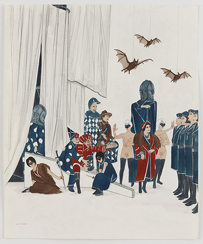 Marcel Dzama: I am Queen in title and in style, 2013