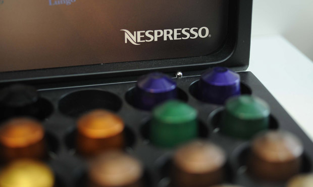 Nespresso coffee capsules