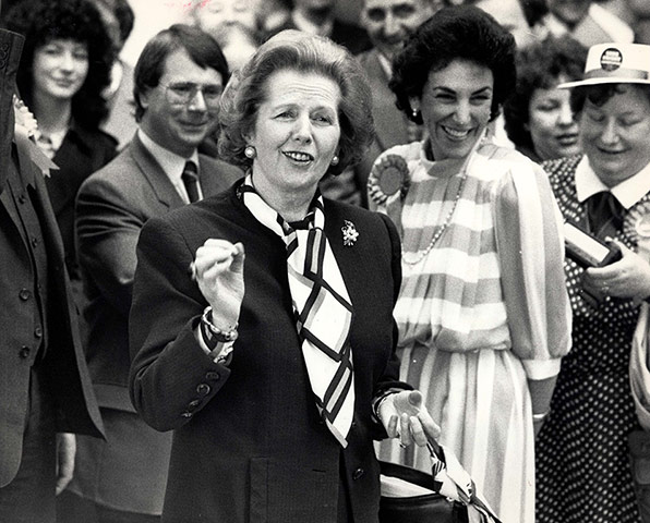 Thatcher fashion: Baroness Thatcher Of Kesteven