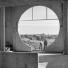 Paolo Soleri: Round Window in the Crafts III Building at Arcosanti