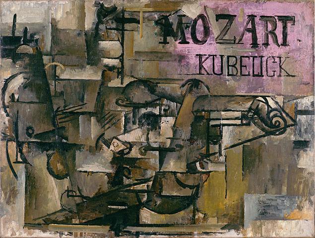 Lauder donation: Georges Braque, The Violin [Mozart/Kubelick, early 1912