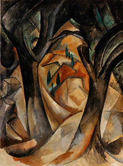 Lauder donation: Georges Braque, Trees at L'Estaque, 1908