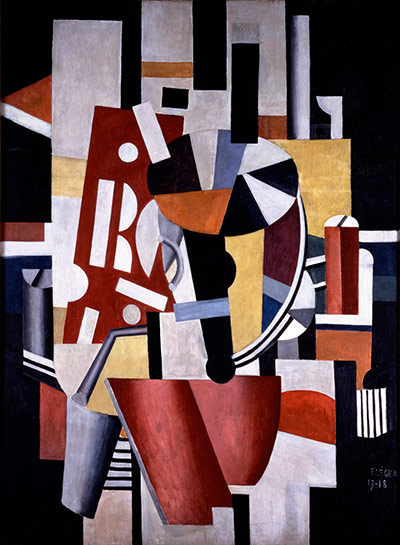 Lauder donation: Fernand Léger, Composition (The Typographer), 1917-18