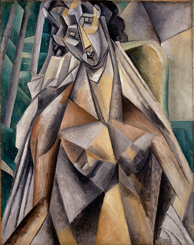 Lauder donation: Pablo Picasso, Nude Woman in an Armchair, summer 1909