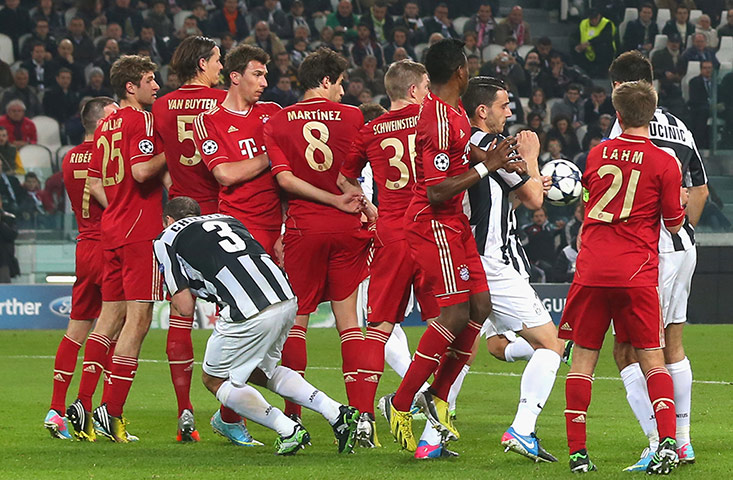 Wednesday Champ League: Free kick by Pirlo