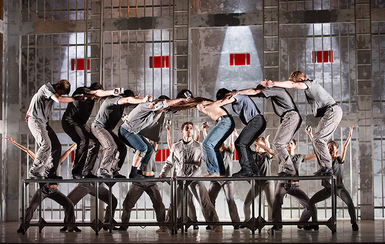 Week on stage: A scene from Midnight Express by Peter Schaufuss at the London Coliseum